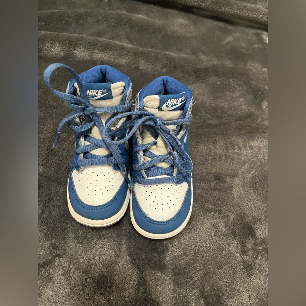Toddler Jordans 1s Grey and Blue size 7